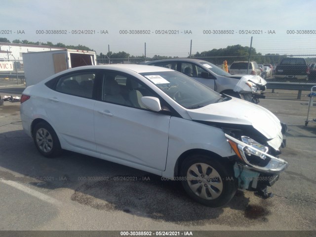 hyundai accent 2017 kmhct4ae6hu314662