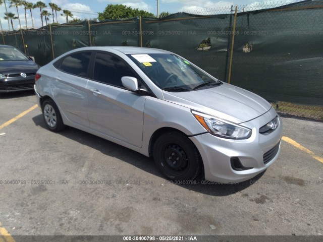 hyundai accent 2017 kmhct4ae6hu323393