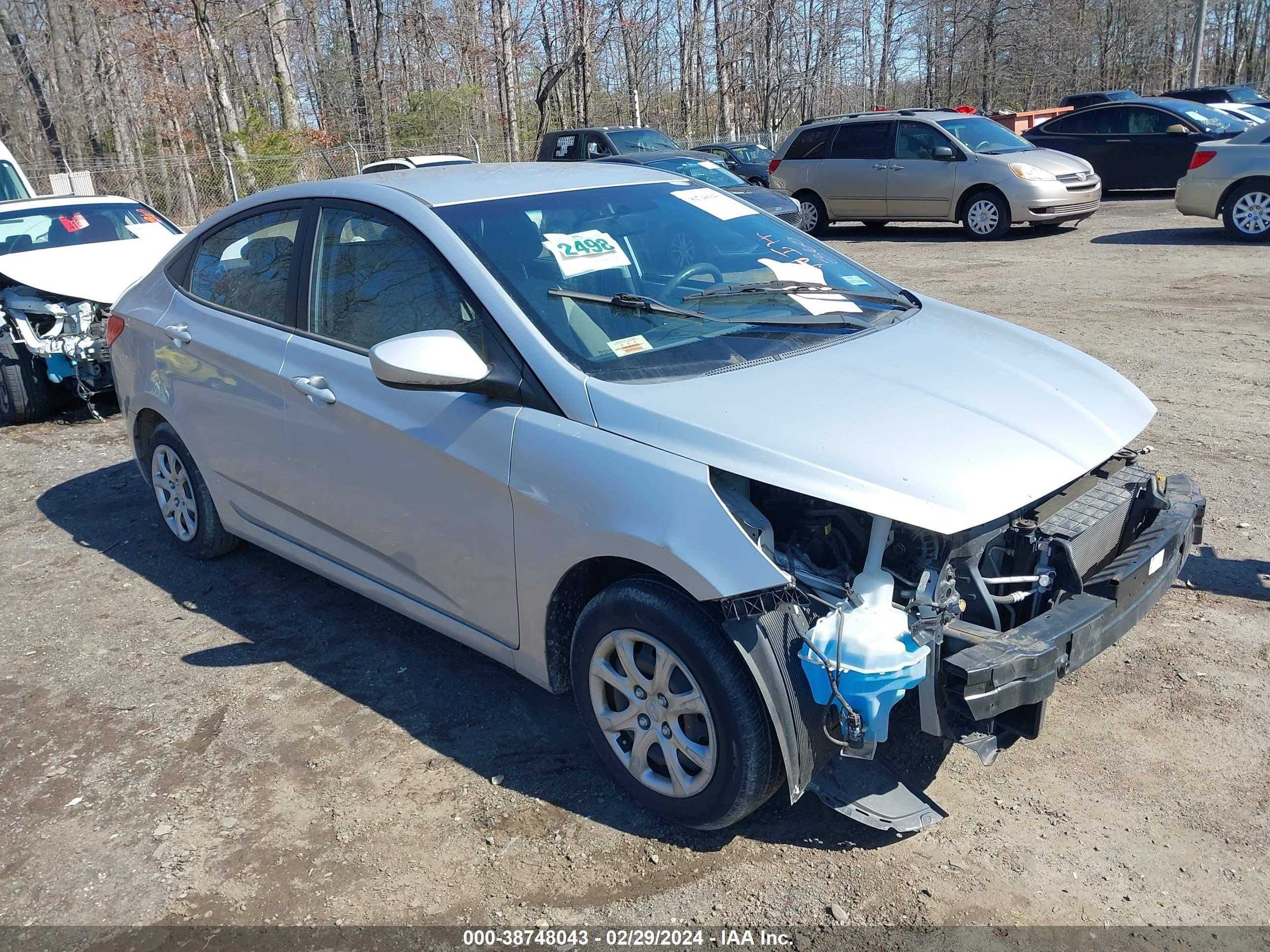 hyundai accent 2014 kmhct4ae7eu586956