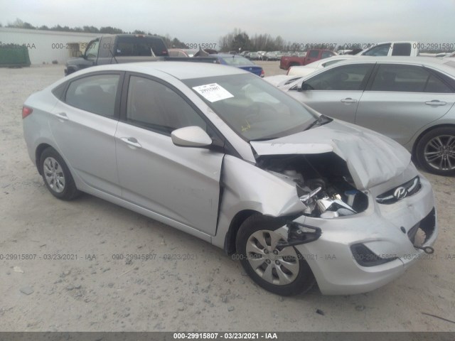 hyundai accent 2016 kmhct4ae7gu092485