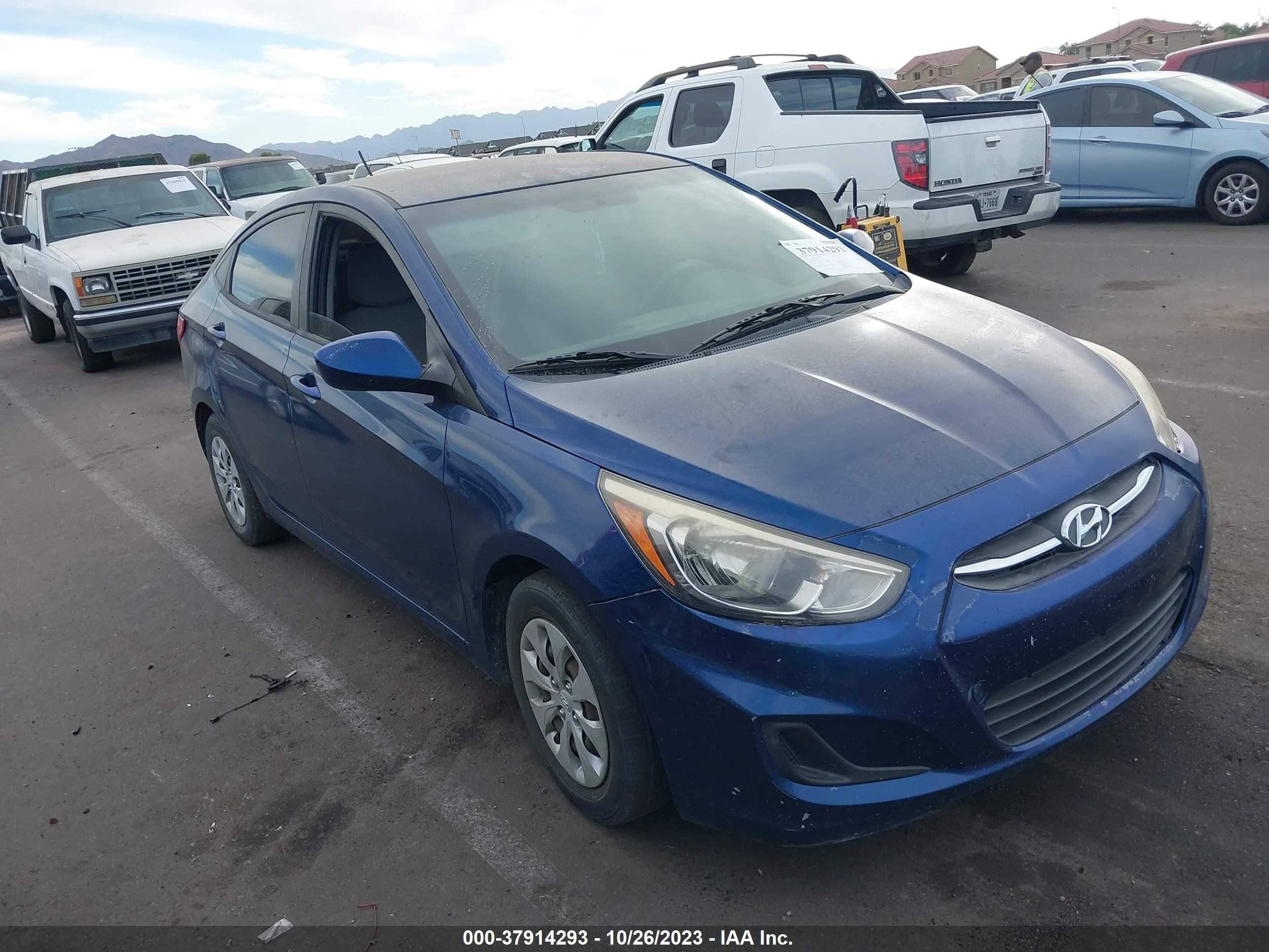 hyundai accent 2016 kmhct4ae7gu108457