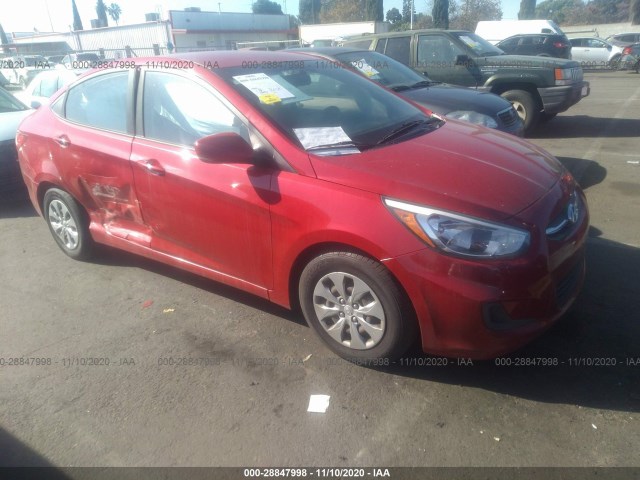 hyundai accent 2016 kmhct4ae7gu124464