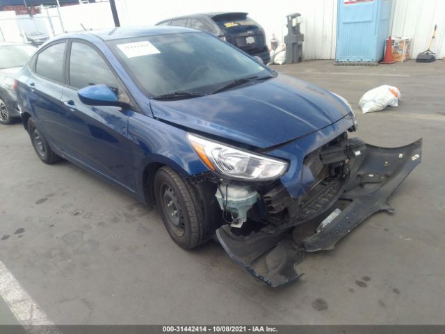 hyundai accent 2017 kmhct4ae7hu272969