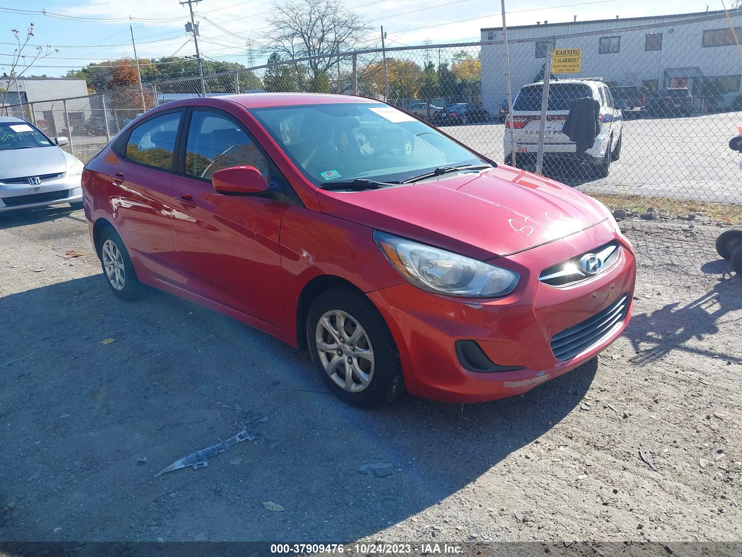 hyundai accent 2013 kmhct4ae9du477672