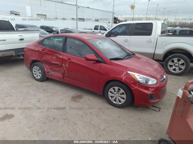 hyundai accent 2016 kmhct4ae9gu981319