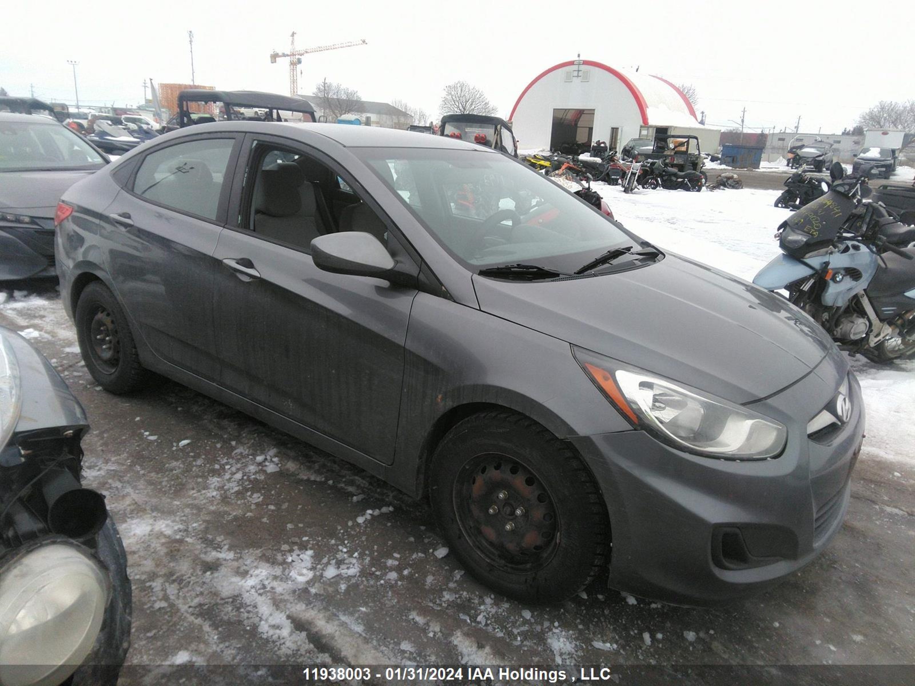 hyundai accent 2013 kmhct4aexdu495095