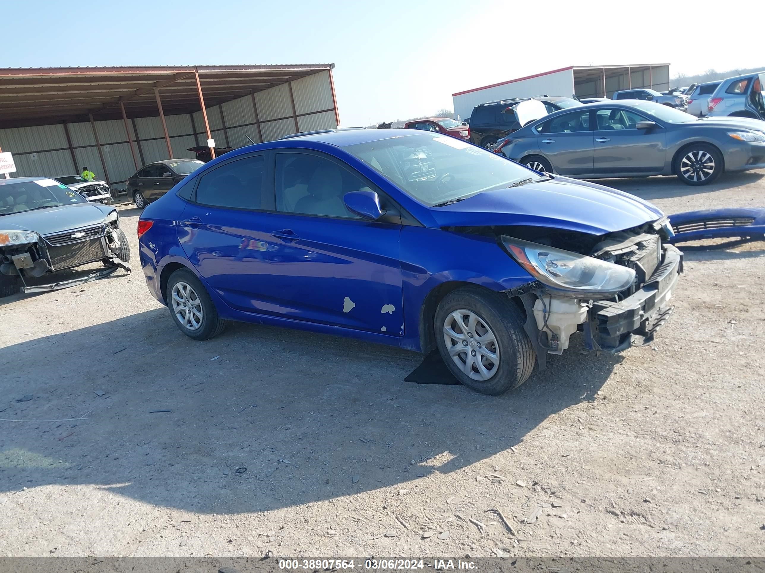 hyundai accent 2013 kmhct4aexdu549320