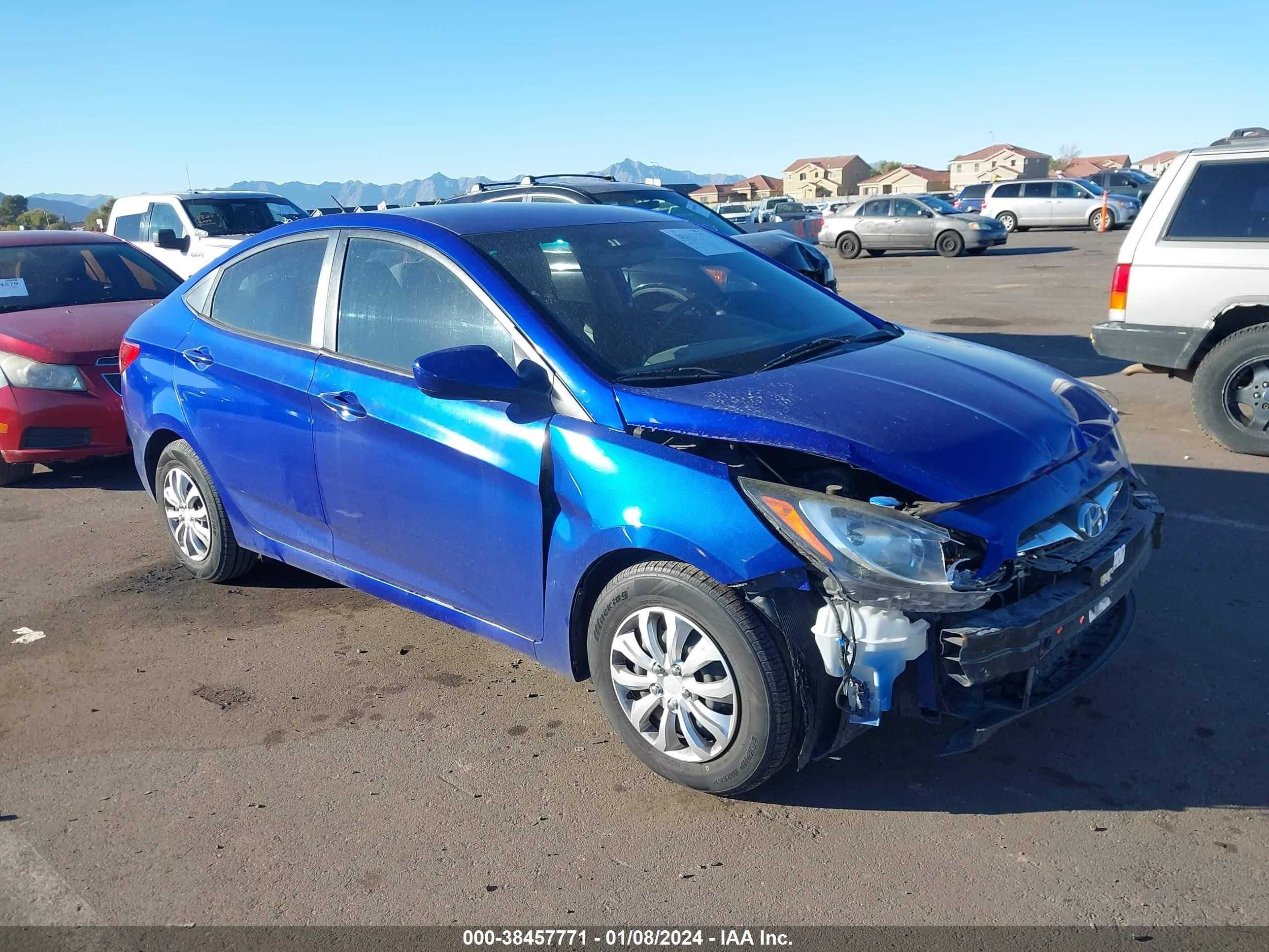 hyundai accent 2014 kmhct4aexeu627452