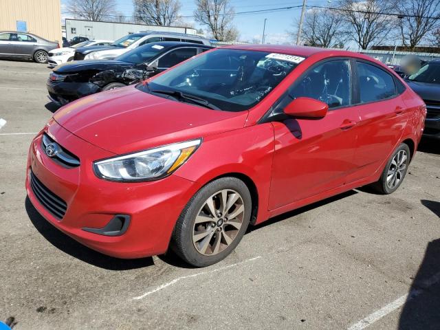 hyundai accent 2017 kmhct4aexhu334414