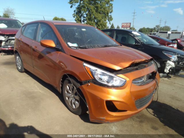 hyundai accent 2016 kmhct5ae0gu265396