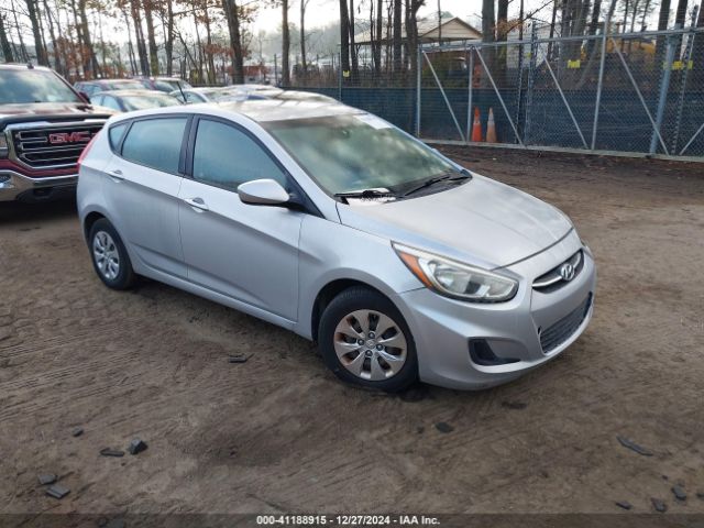 hyundai accent 2017 kmhct5ae1hu336106