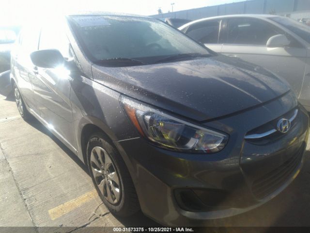 hyundai accent 2017 kmhct5ae4hu343146