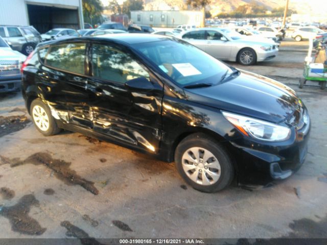 hyundai accent 2017 kmhct5ae4hu348279