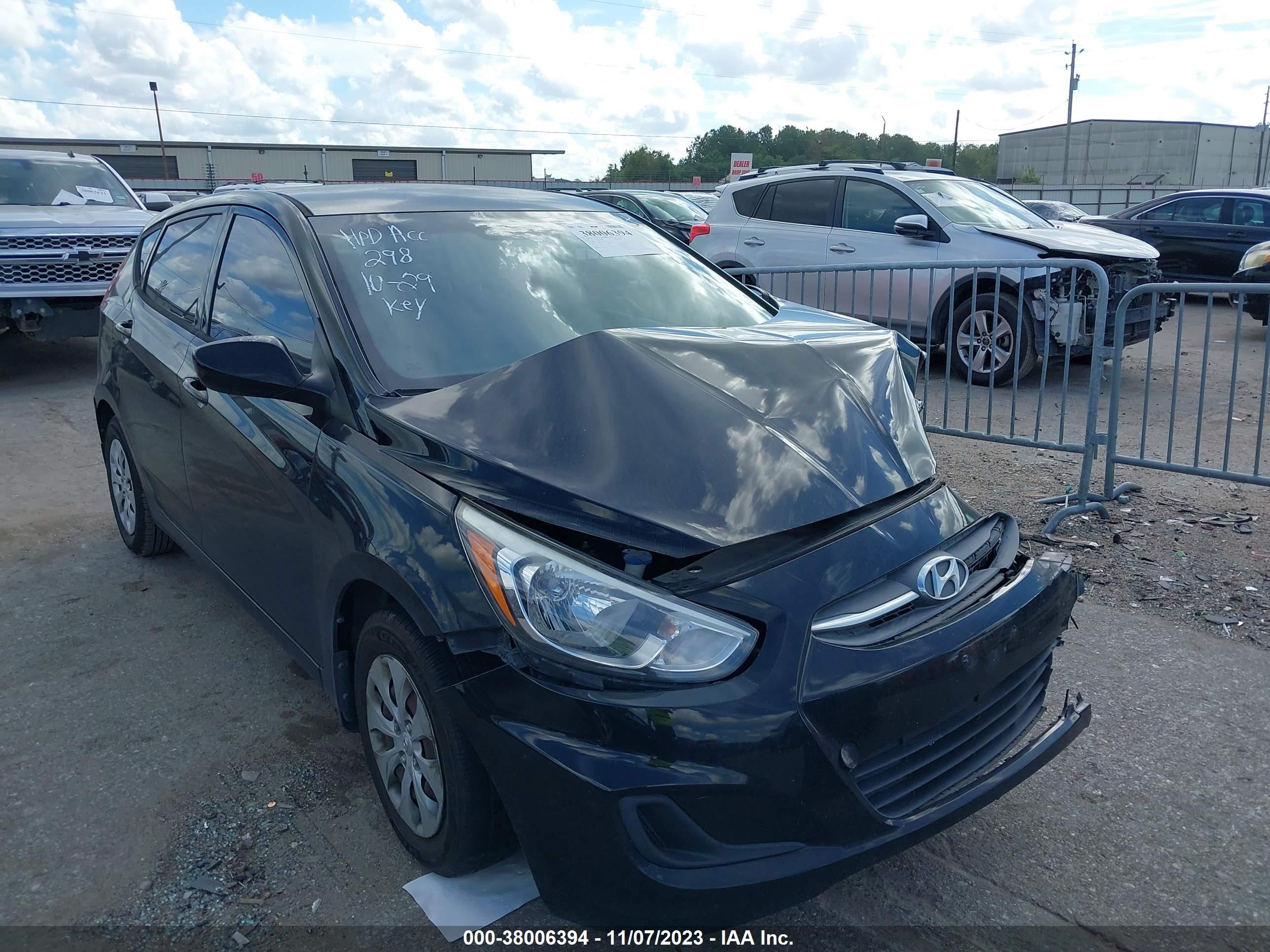 hyundai accent 2015 kmhct5ae6fu231431