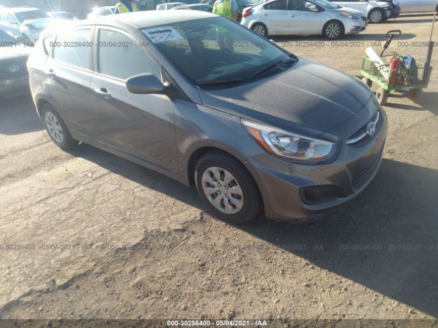 hyundai accent 2017 kmhct5ae6hu345920