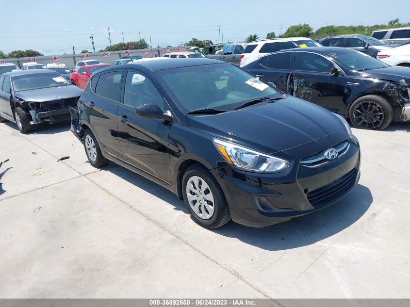 hyundai accent 2017 kmhct5ae7hu354321