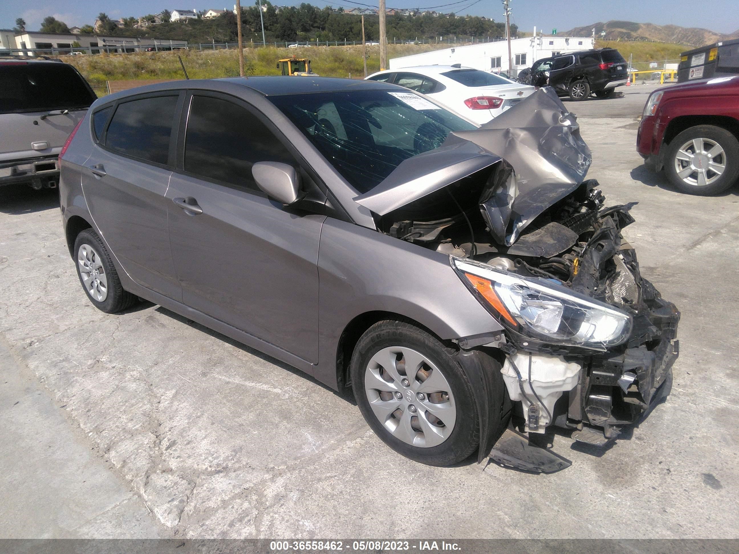 hyundai accent 2017 kmhct5ae8hu359818