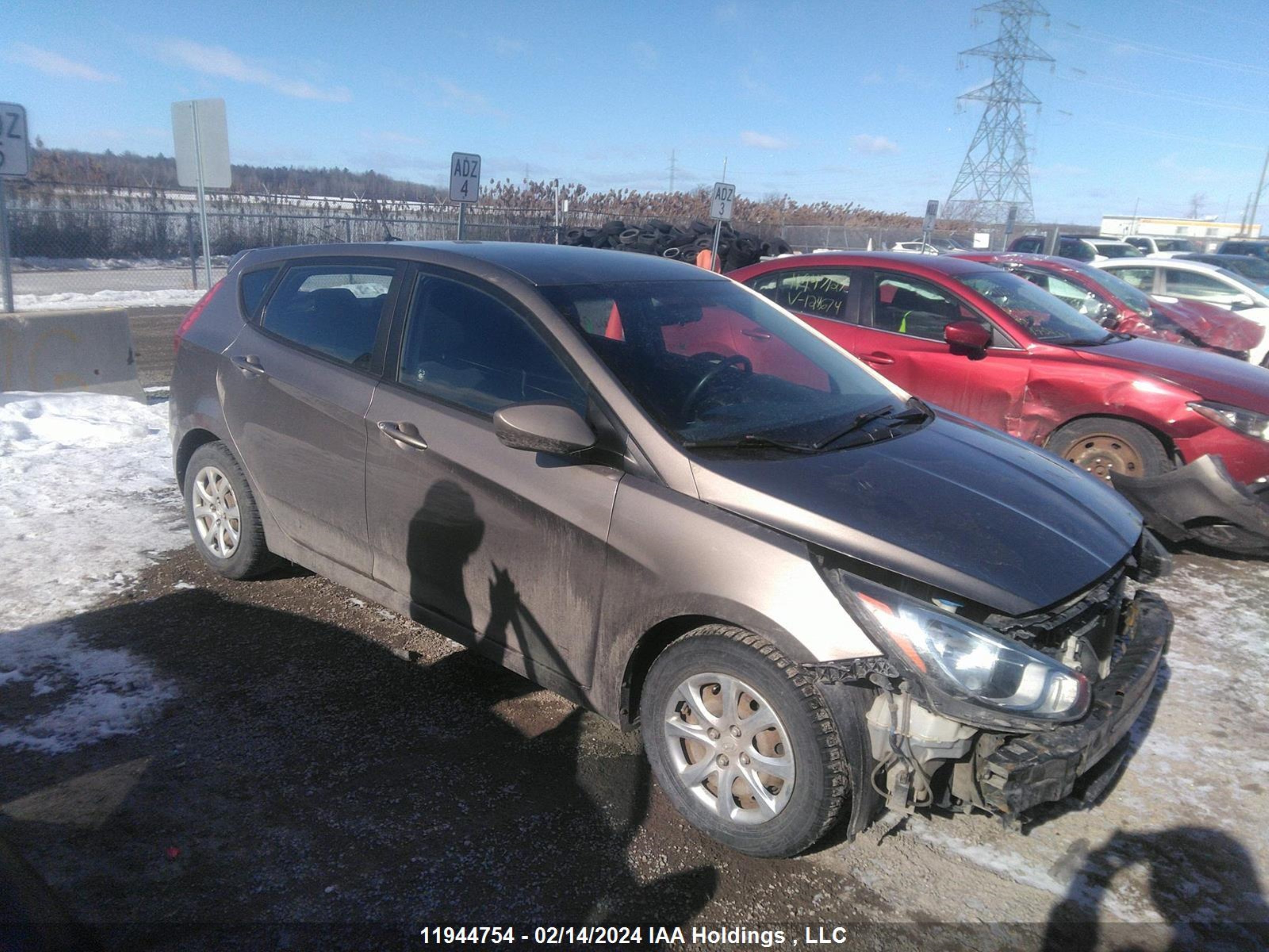 hyundai accent 2013 kmhct5ae9du132602