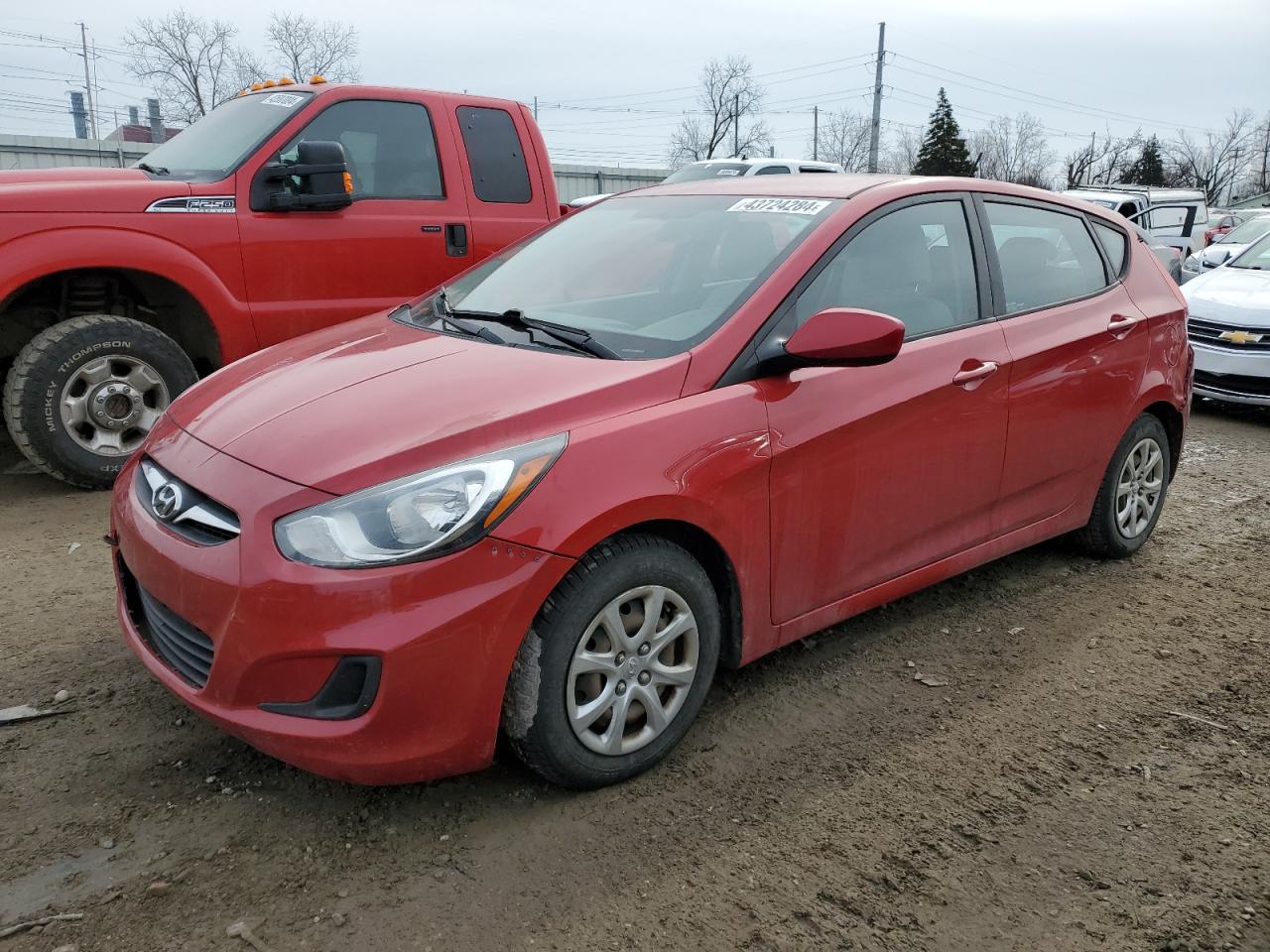 hyundai accent 2014 kmhct5aexeu179610