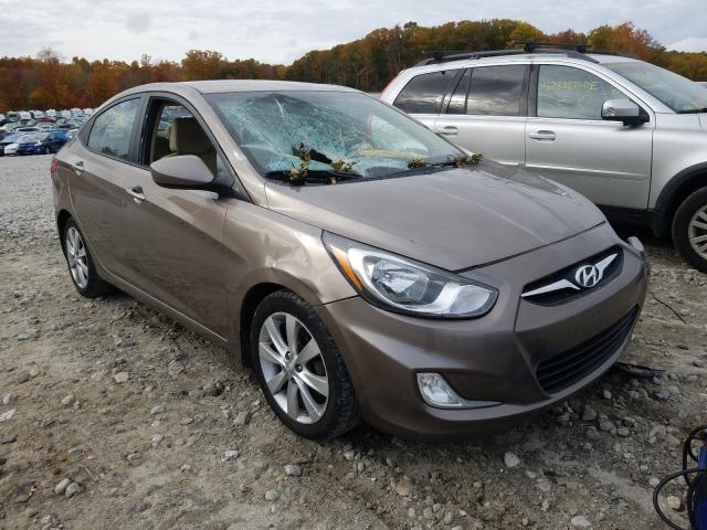 hyundai accent gls 2013 kmhcu4ae0du322165