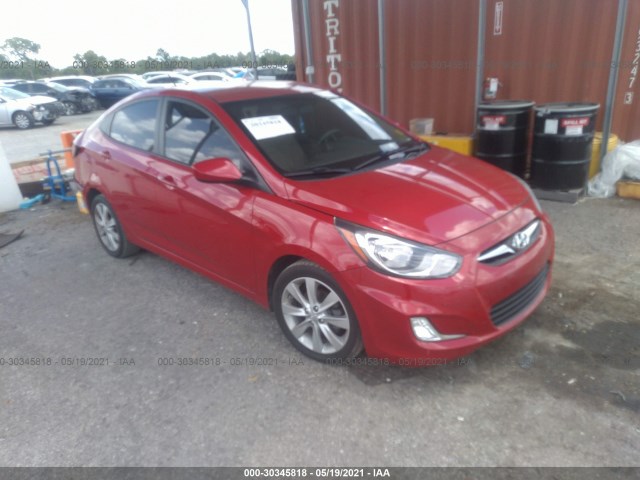 hyundai accent 2013 kmhcu4ae0du395102