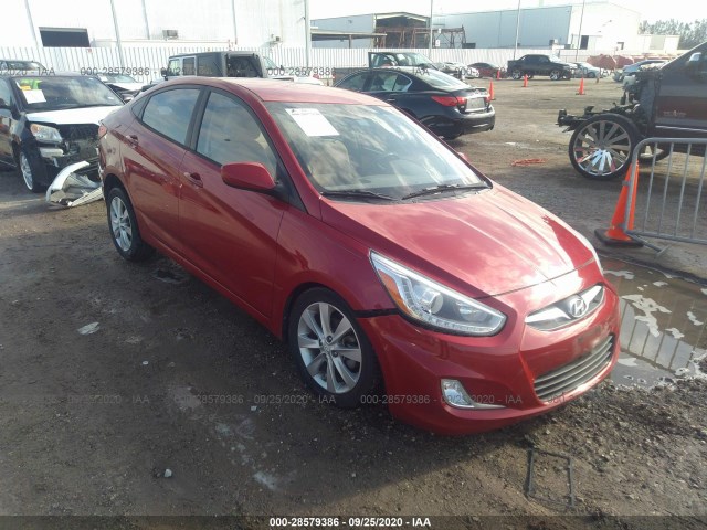 hyundai accent 2014 kmhcu4ae0eu614688