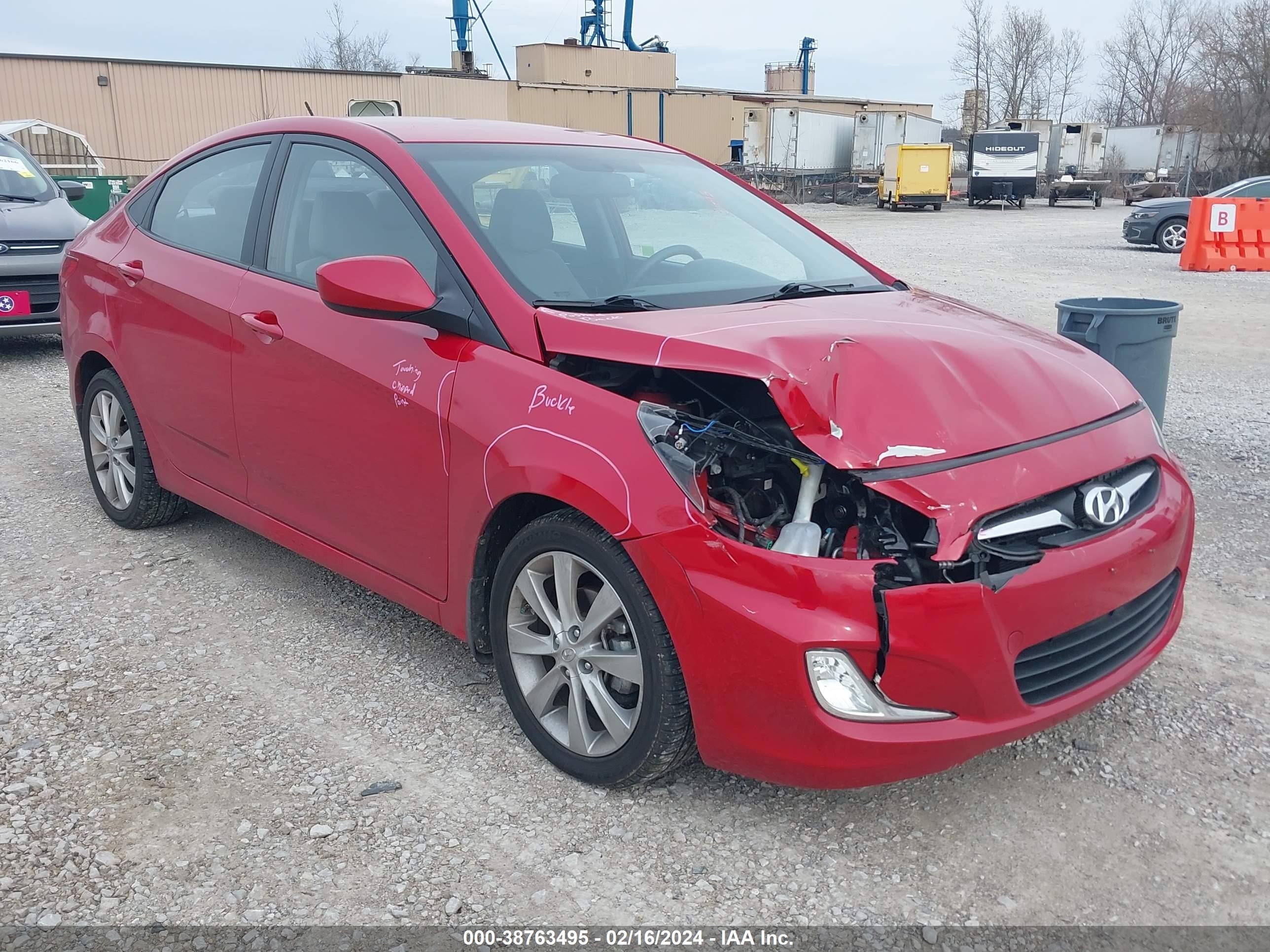 hyundai accent 2012 kmhcu4ae1cu244798