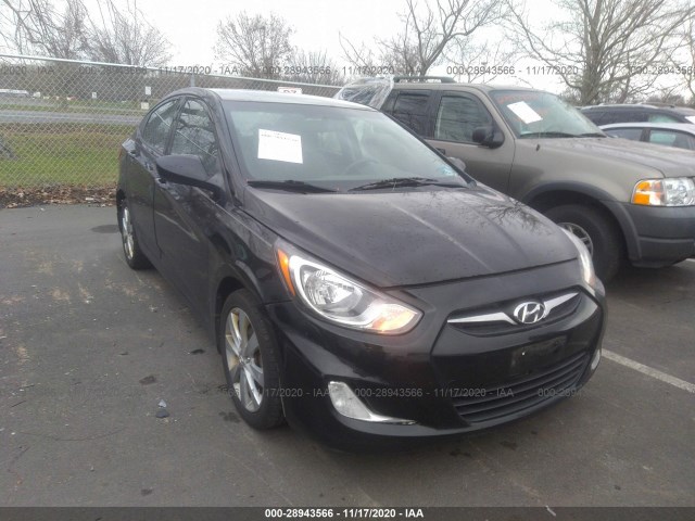 hyundai accent 2013 kmhcu4ae1du448048