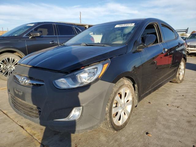 hyundai accent 2013 kmhcu4ae2du351635