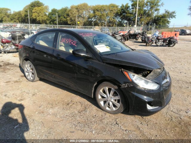 hyundai accent 2013 kmhcu4ae2du432053