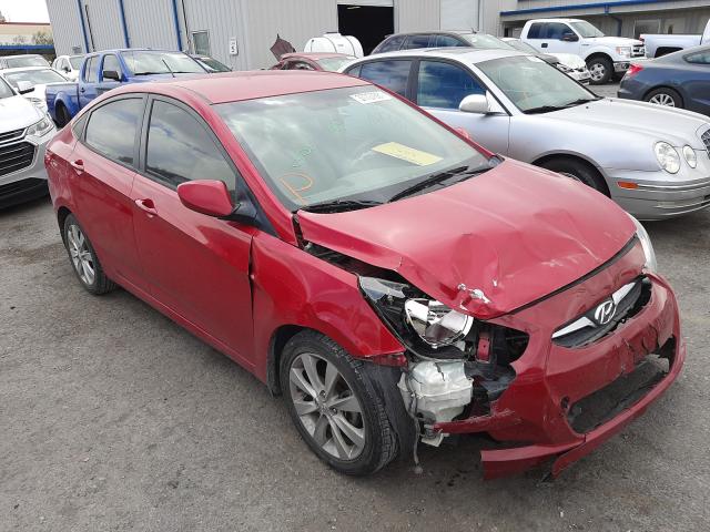 hyundai accent gls 2013 kmhcu4ae3du576663