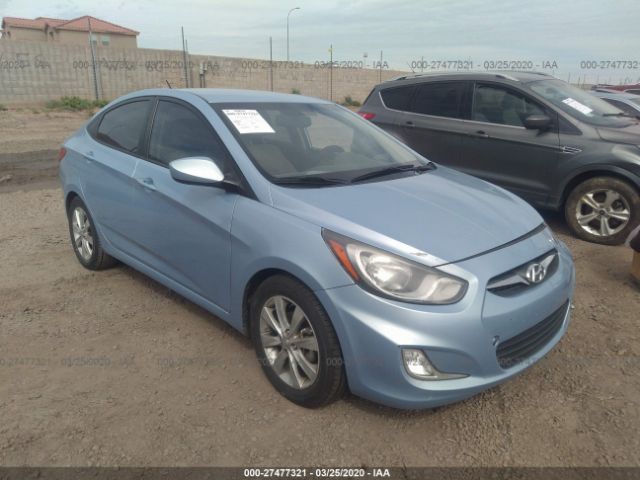 hyundai accent 2013 kmhcu4ae4du331631