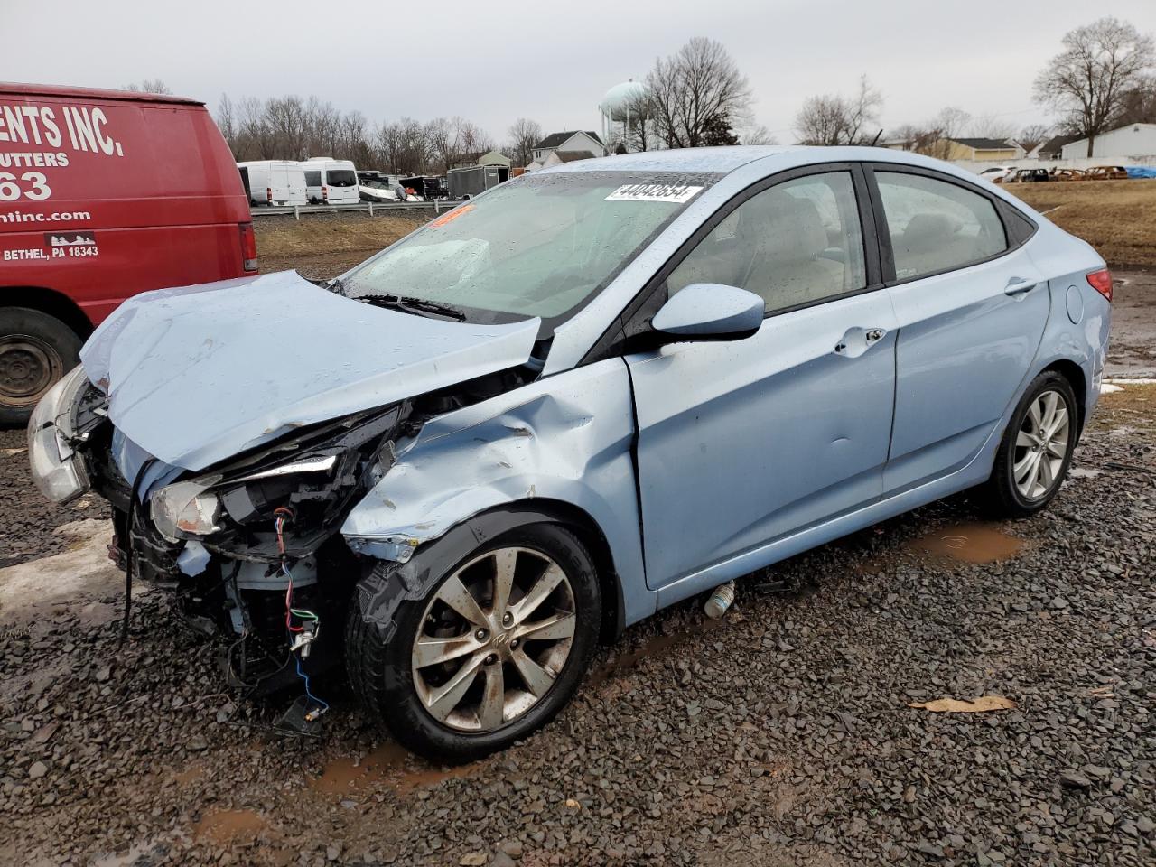 hyundai accent 2013 kmhcu4ae4du355282