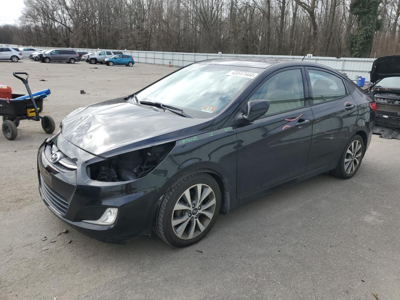 hyundai accent 2016 kmhcu4ae5gu139736