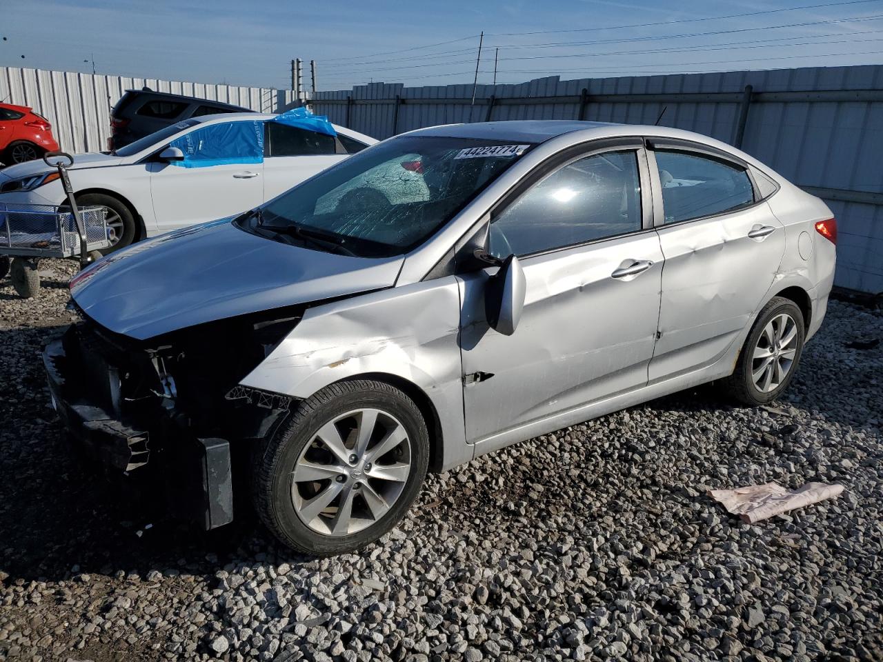 hyundai accent 2013 kmhcu4ae7du453058