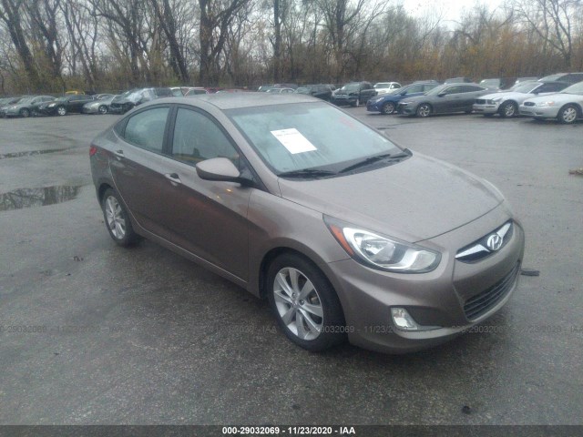 hyundai accent 2013 kmhcu4ae8du570616