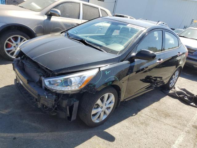 hyundai accent gls 2014 kmhcu4ae8eu765231