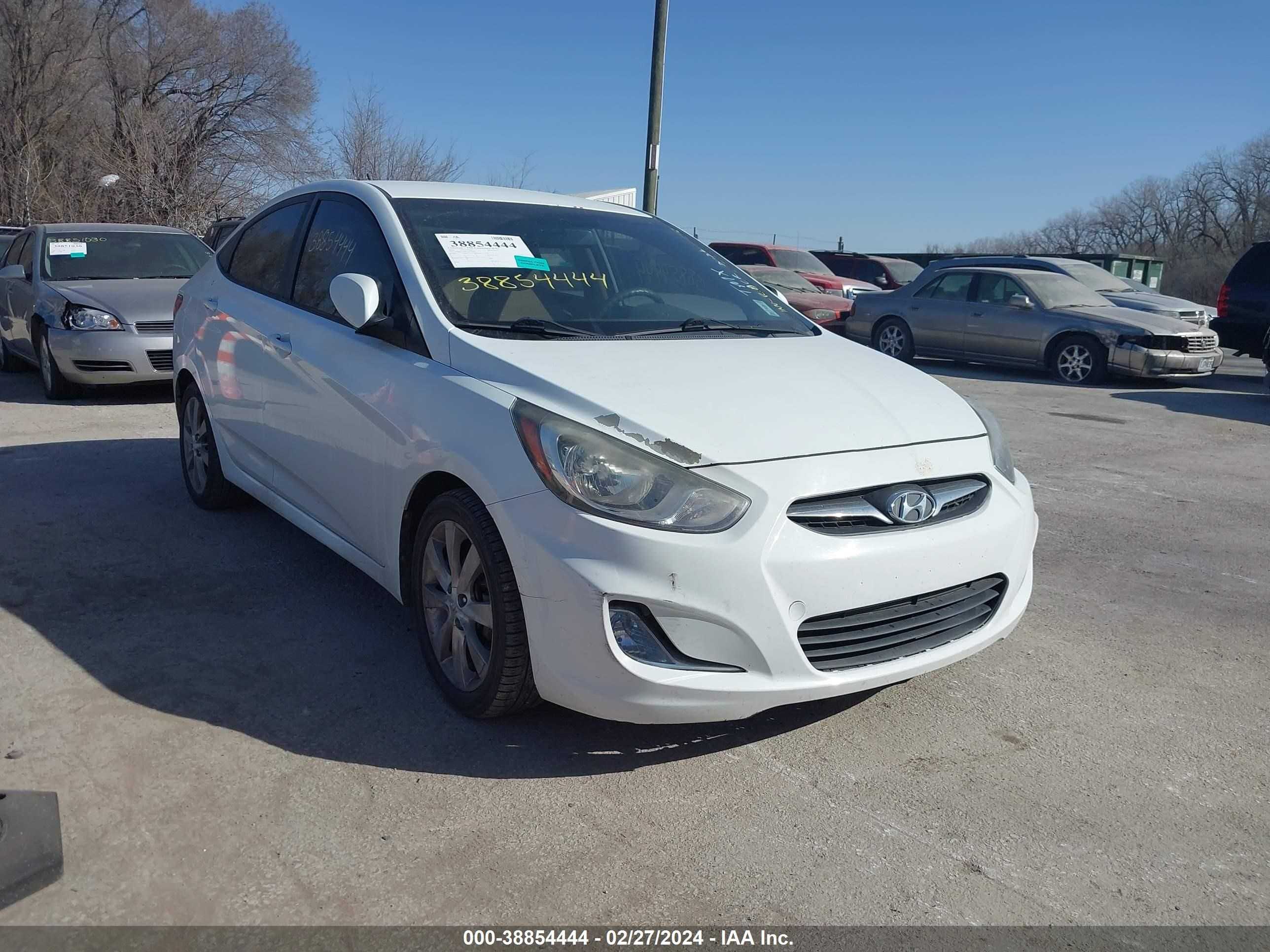 hyundai accent 2012 kmhcu4ae9cu095945