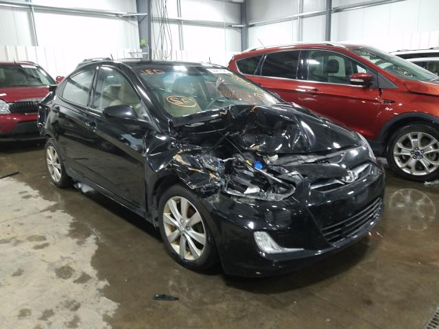 hyundai accent gls 2013 kmhcu4ae9du298299