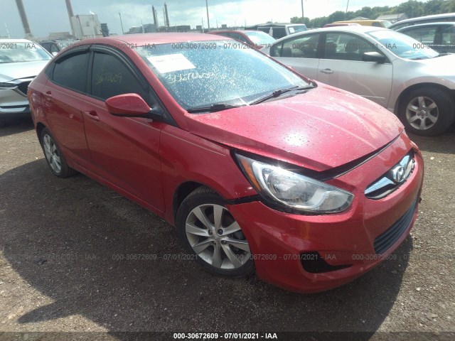 hyundai accent gls 2013 kmhcu4ae9du453577