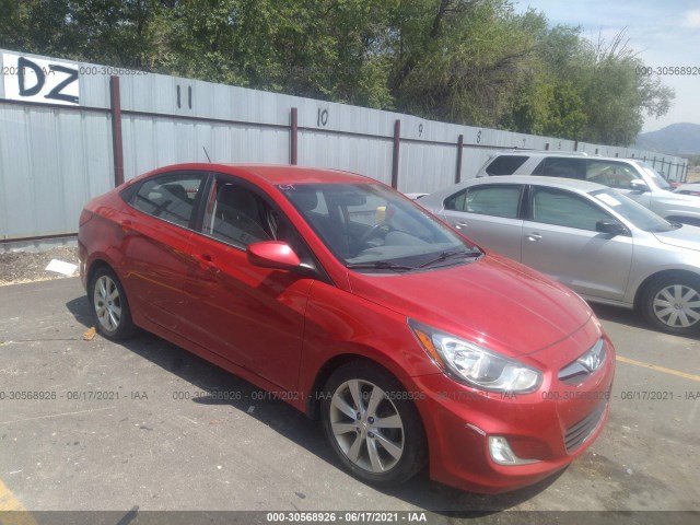 hyundai accent 2013 kmhcu4ae9du583228