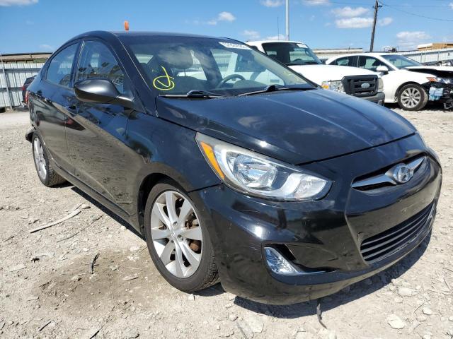 hyundai accent gls 2013 kmhcu4aexdu278210