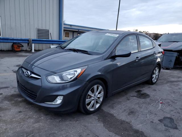 hyundai accent gls 2013 kmhcu4aexdu315529