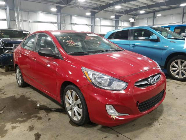 hyundai accent gls 2013 kmhcu4aexdu564784