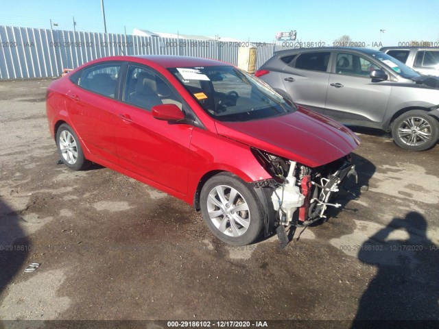 hyundai accent 2014 kmhcu4aexeu623382