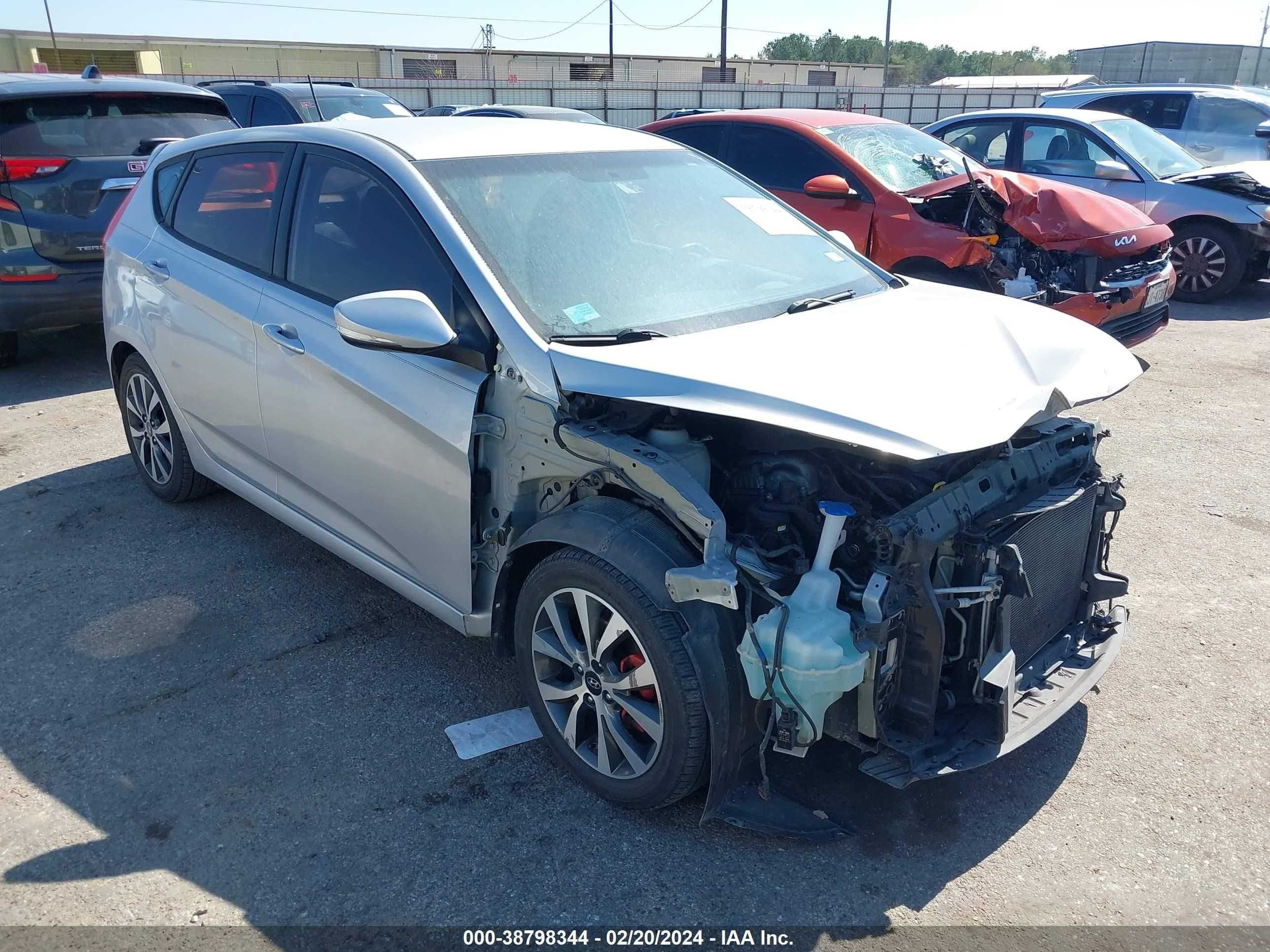 hyundai accent 2016 kmhcu5ae4gu249330