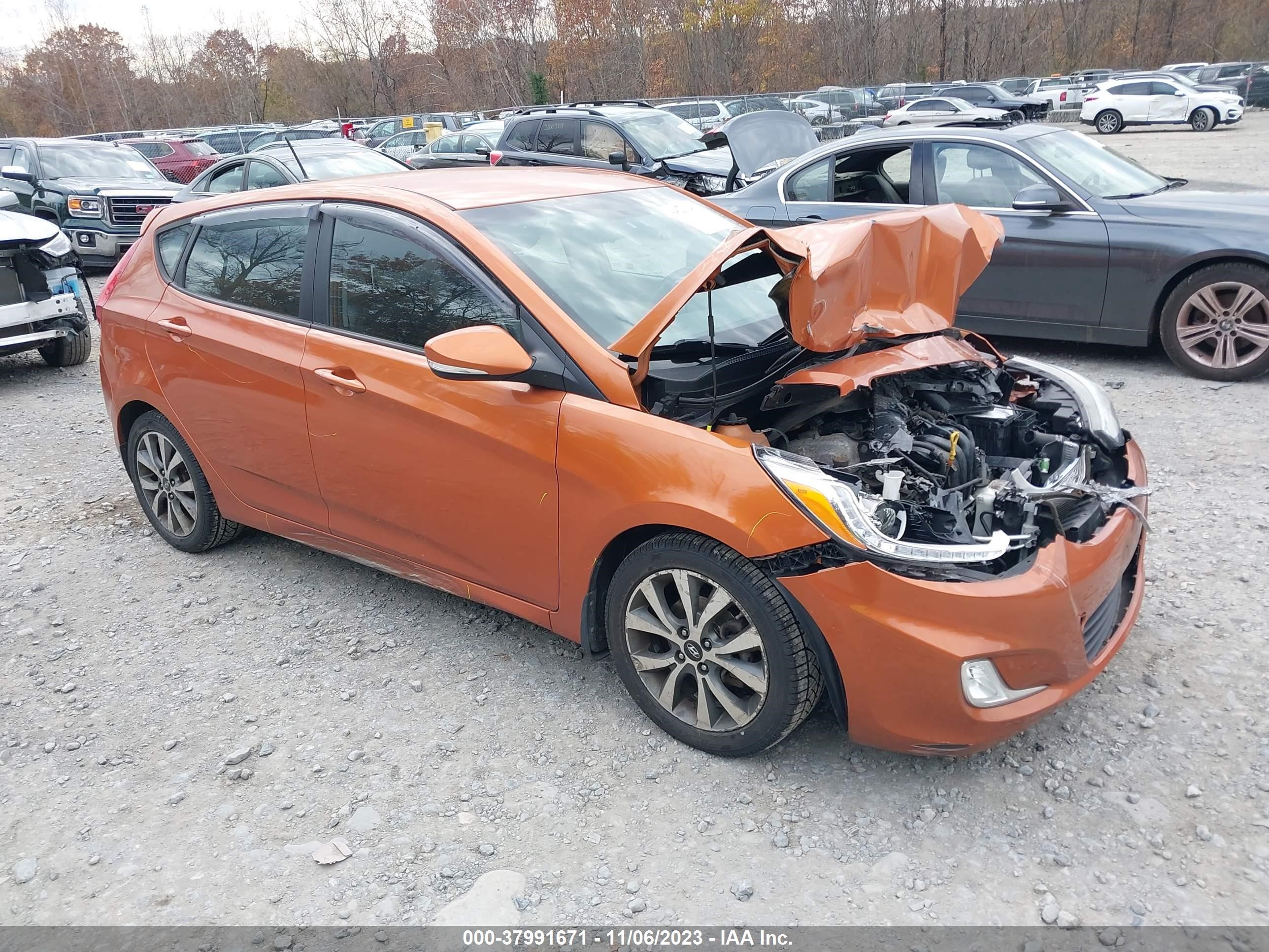 hyundai accent 2017 kmhcu5ae4hu326568