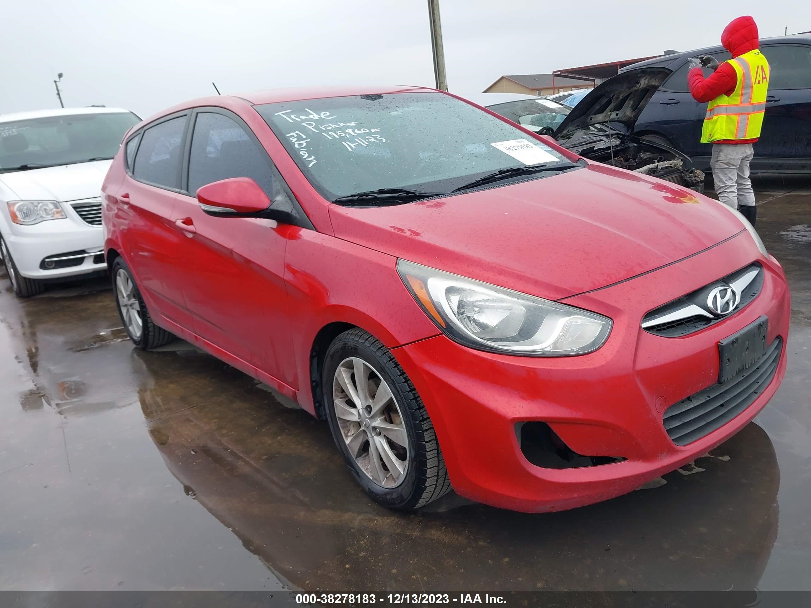 hyundai accent 2013 kmhcu5ae5du130388