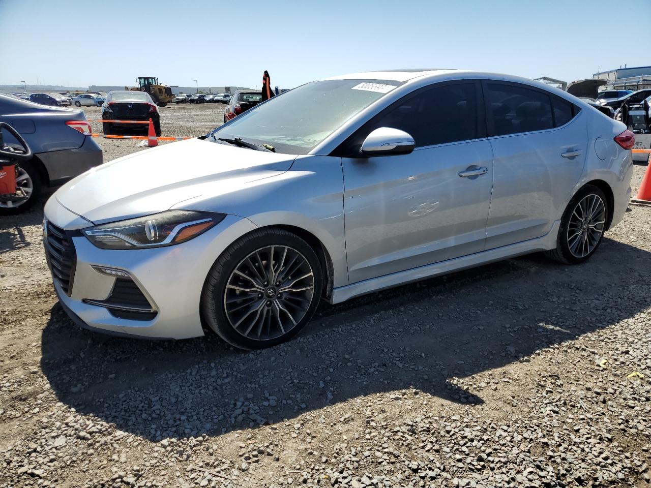 hyundai elantra 2018 kmhd04lb0ju498891