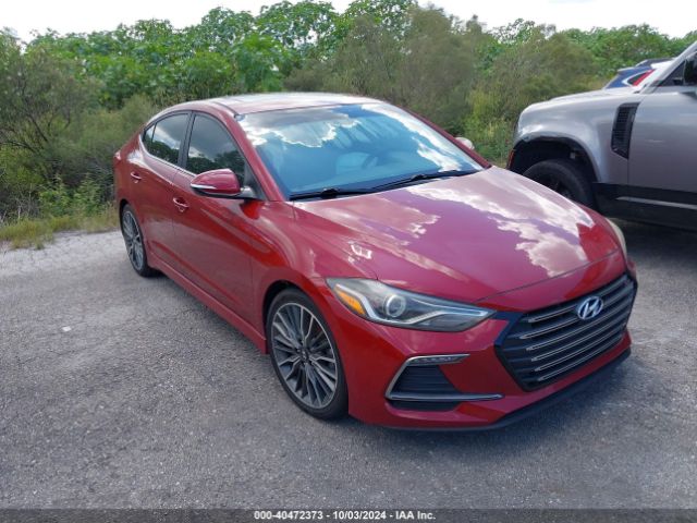 hyundai elantra 2018 kmhd04lb0ju502311